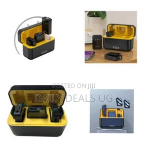 Wireless Microphone System With Charging Case - Multicolor