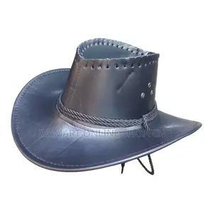 Round Cowboy Hats - Leather