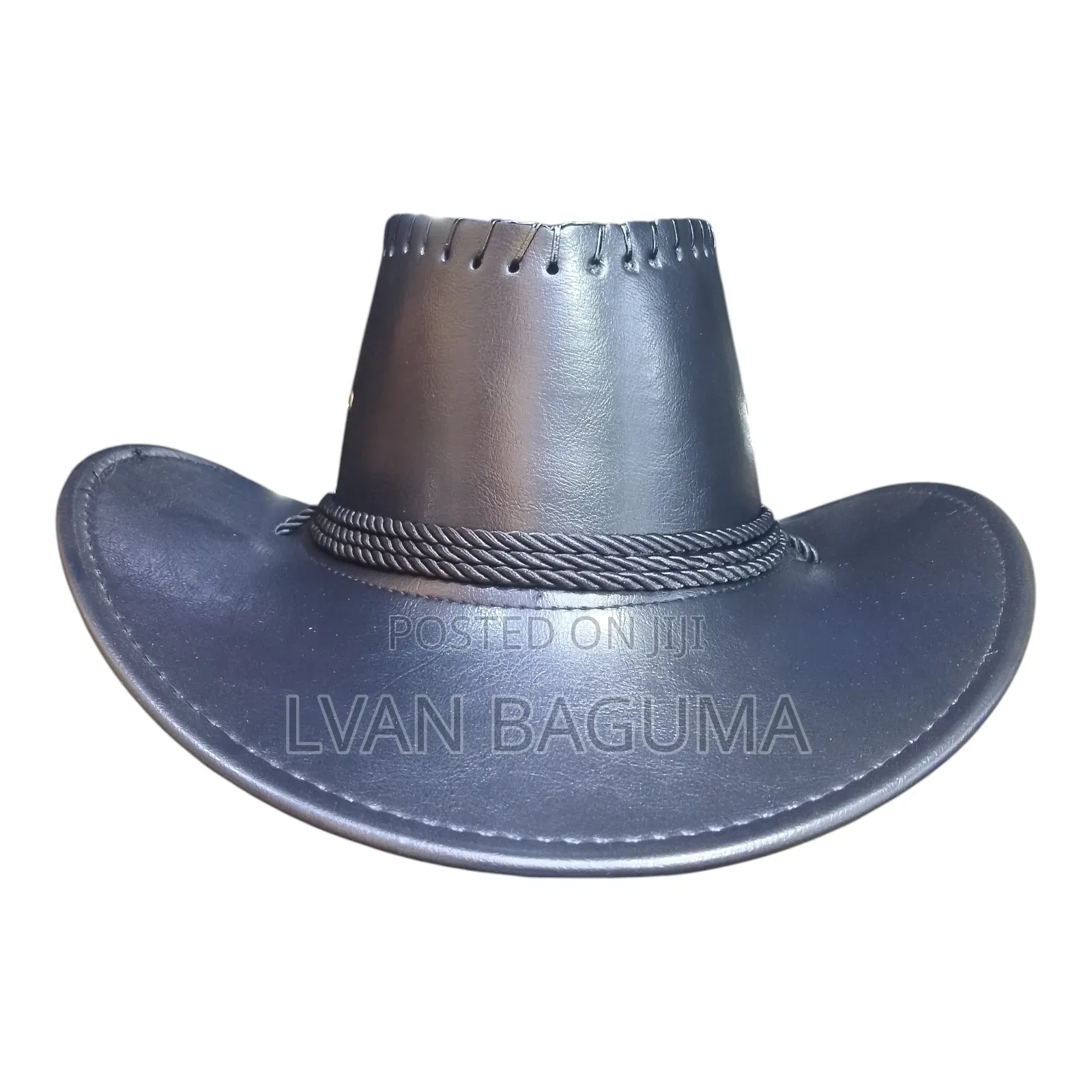 Round Cowboy Hats - Leather