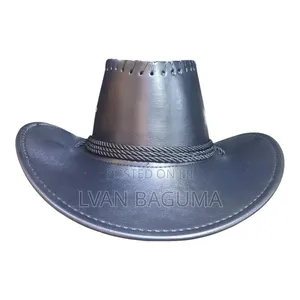 Round Cowboy Hats - Leather