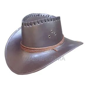 Round Cowboy Hats - Leather
