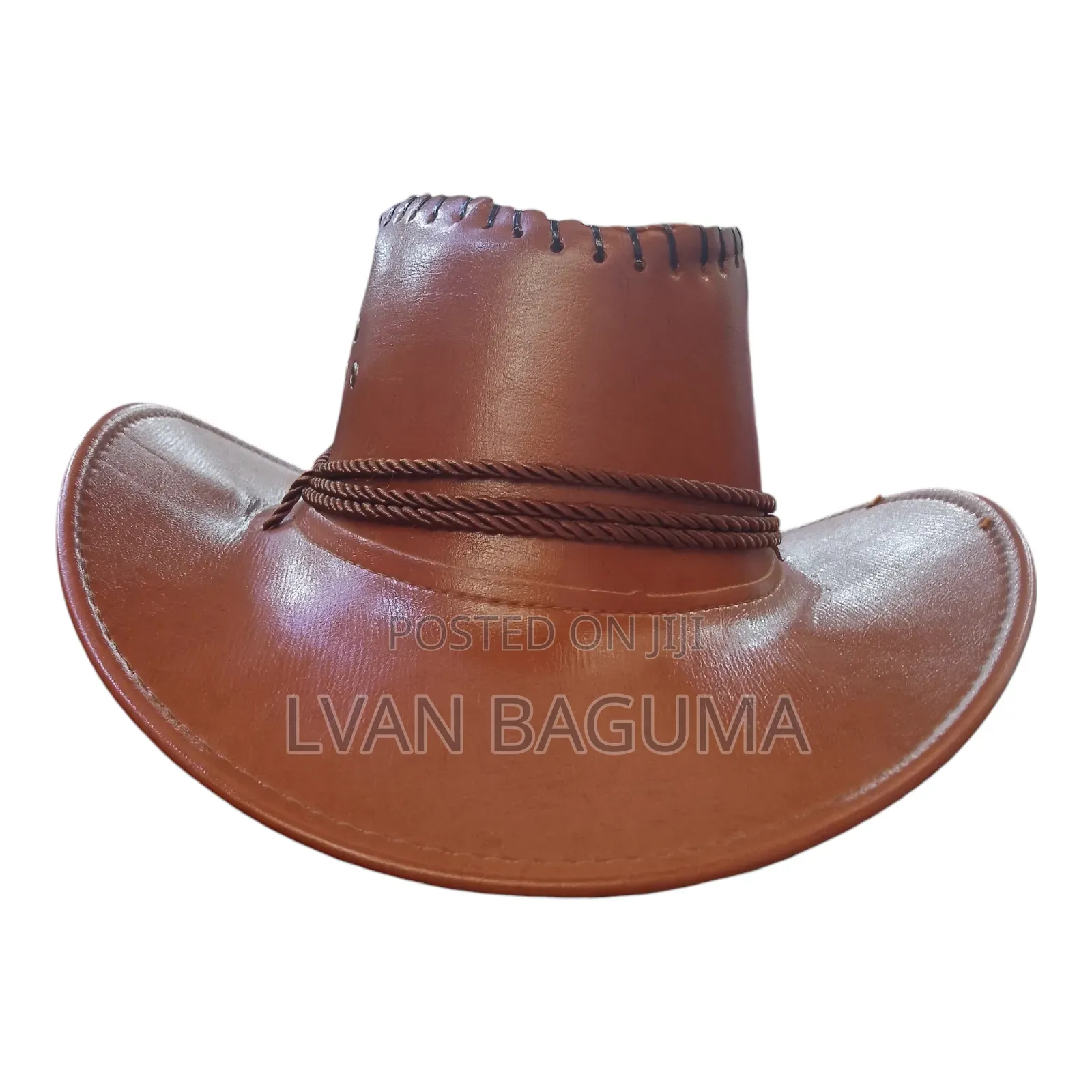 Round Cowboy Hats - Leather