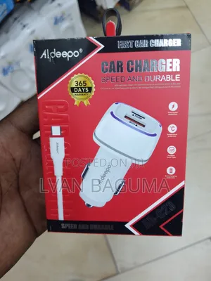 Aldeepo Car Mobile Phone Charger - Fast Charging
