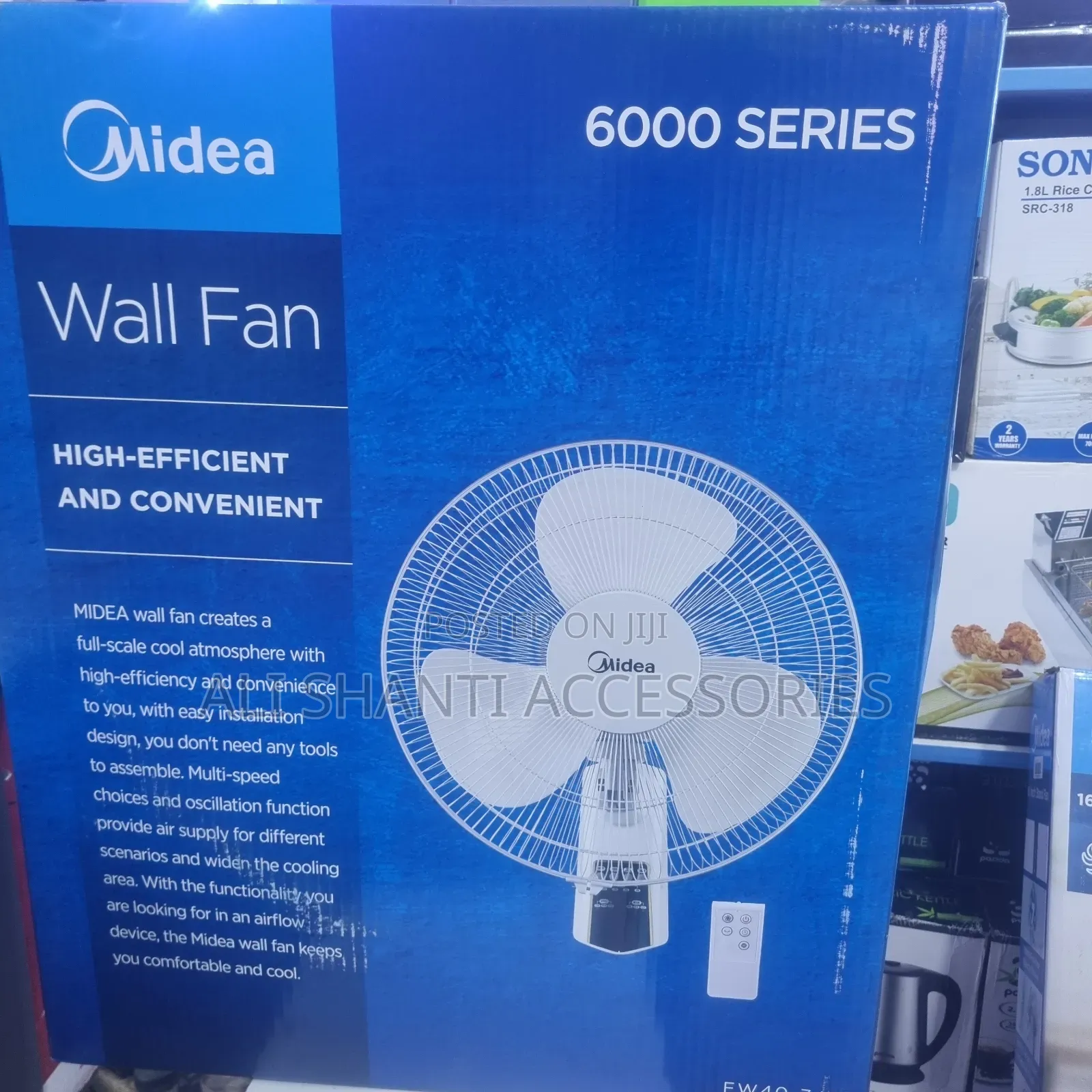 Midea Wall Fan With Remote 6000 Series