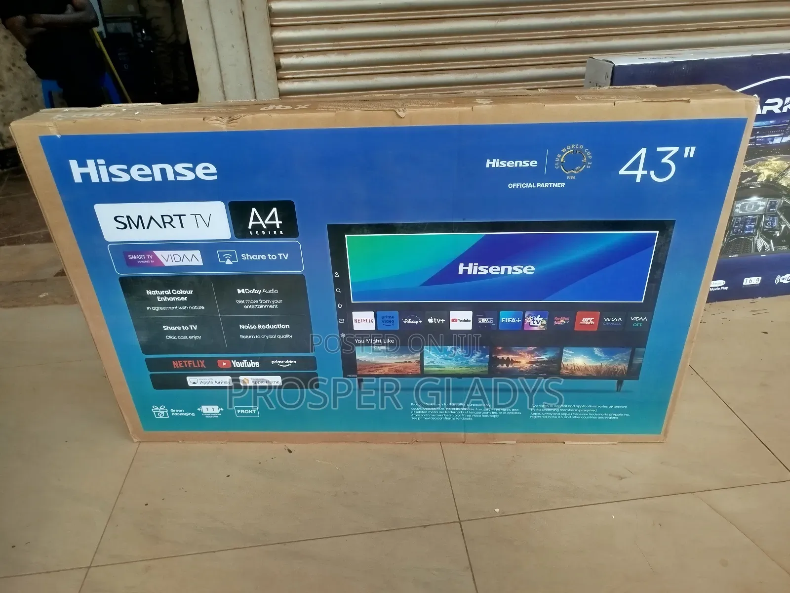 Hisense 43 Smart Vida Digital Flat Screen Flameless
