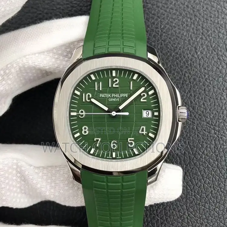 Patek Phillipe Rubber Strap Mens Watch