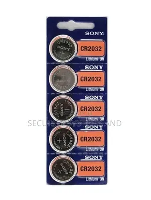 Cr2032 3v Lithium Coin Battery (Pack of 5)