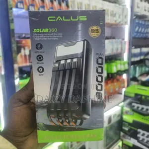 Solar Power Bank 30000mah With Led Light