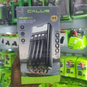 Solar Power Bank 30000mah Calus With Led Light