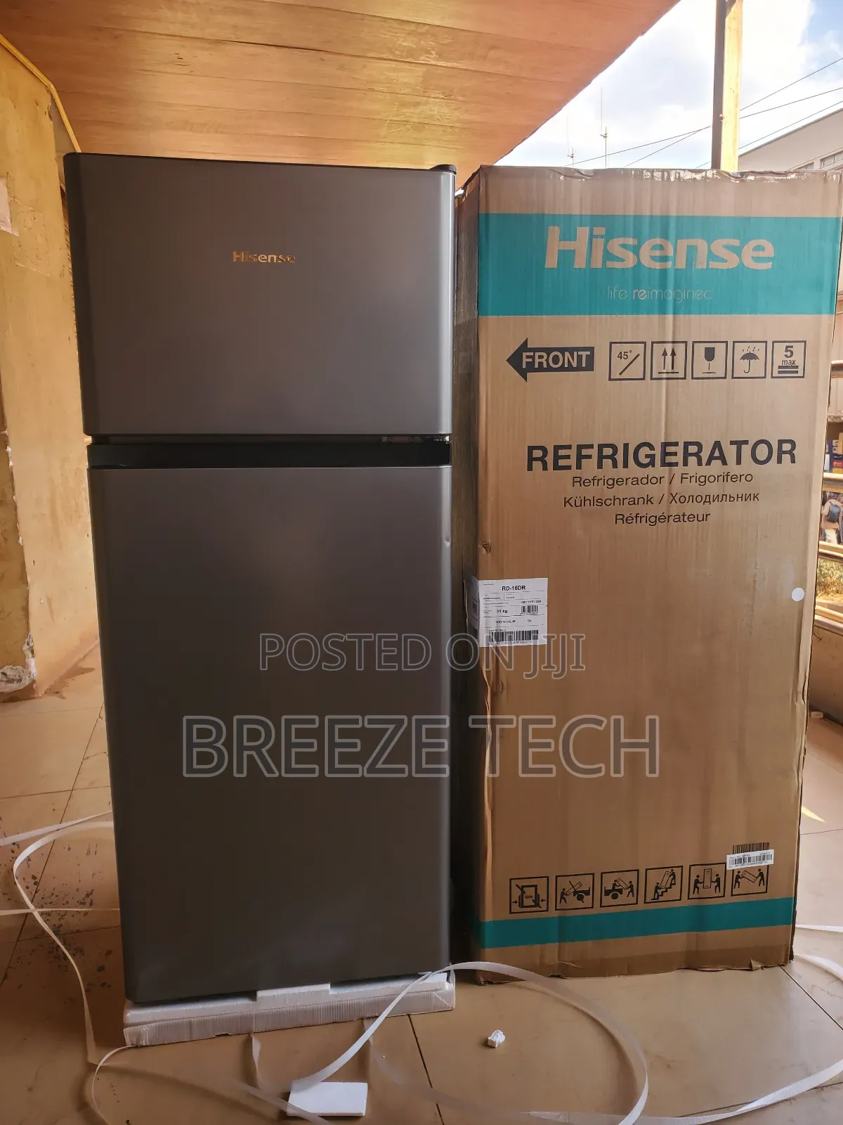160ltrs Hisense Refrigerator Double Door