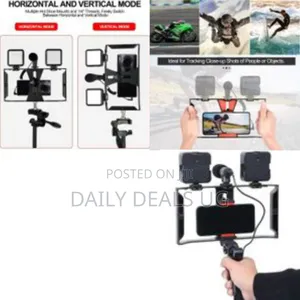 Video Making Kit With 2 Lights, Video Rig Phone Stabilizer