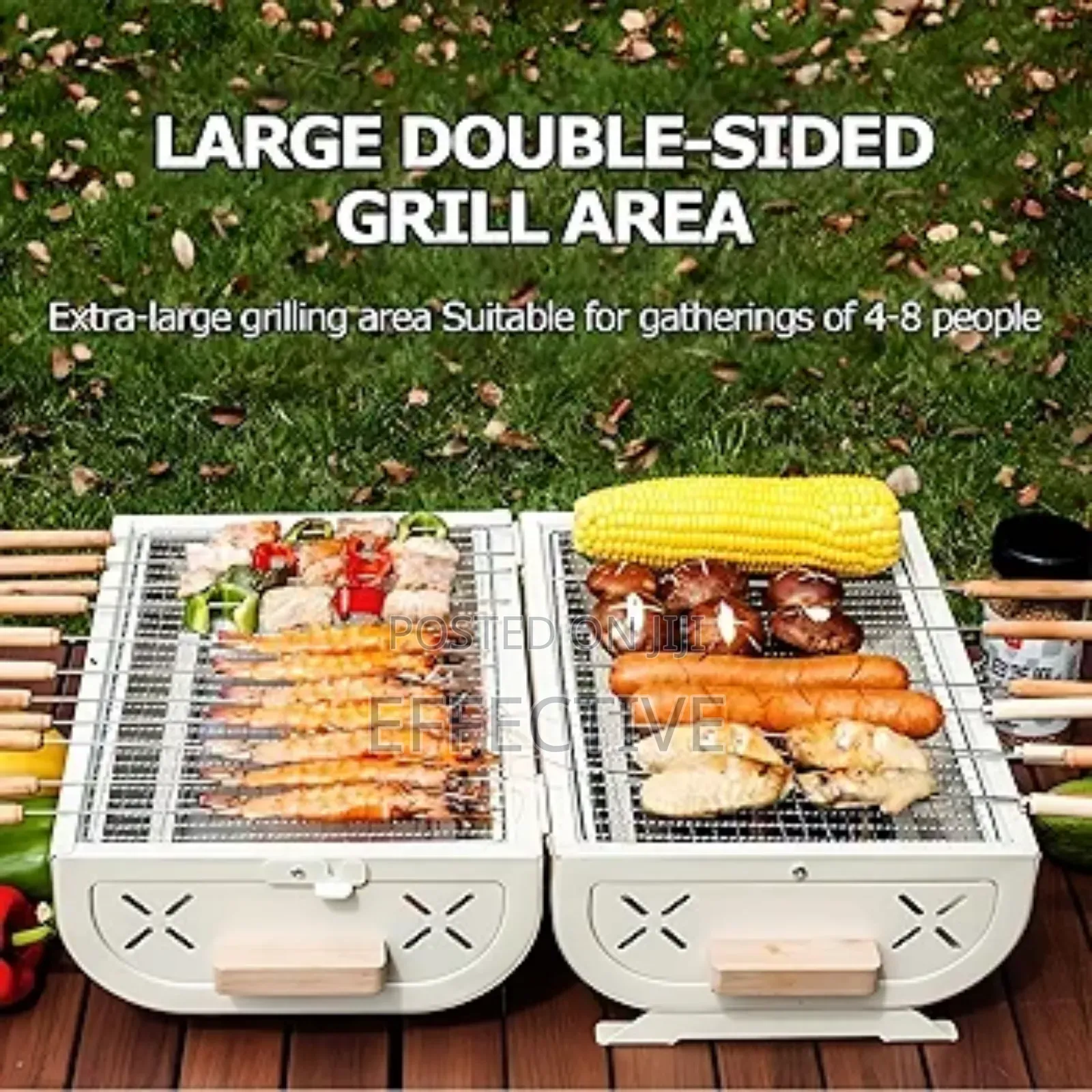 Portable Oil Drum Barbecue
