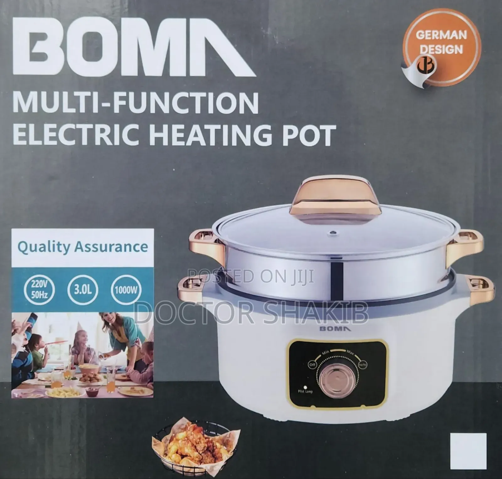 Boma Multifunctional Electric Food Steamer