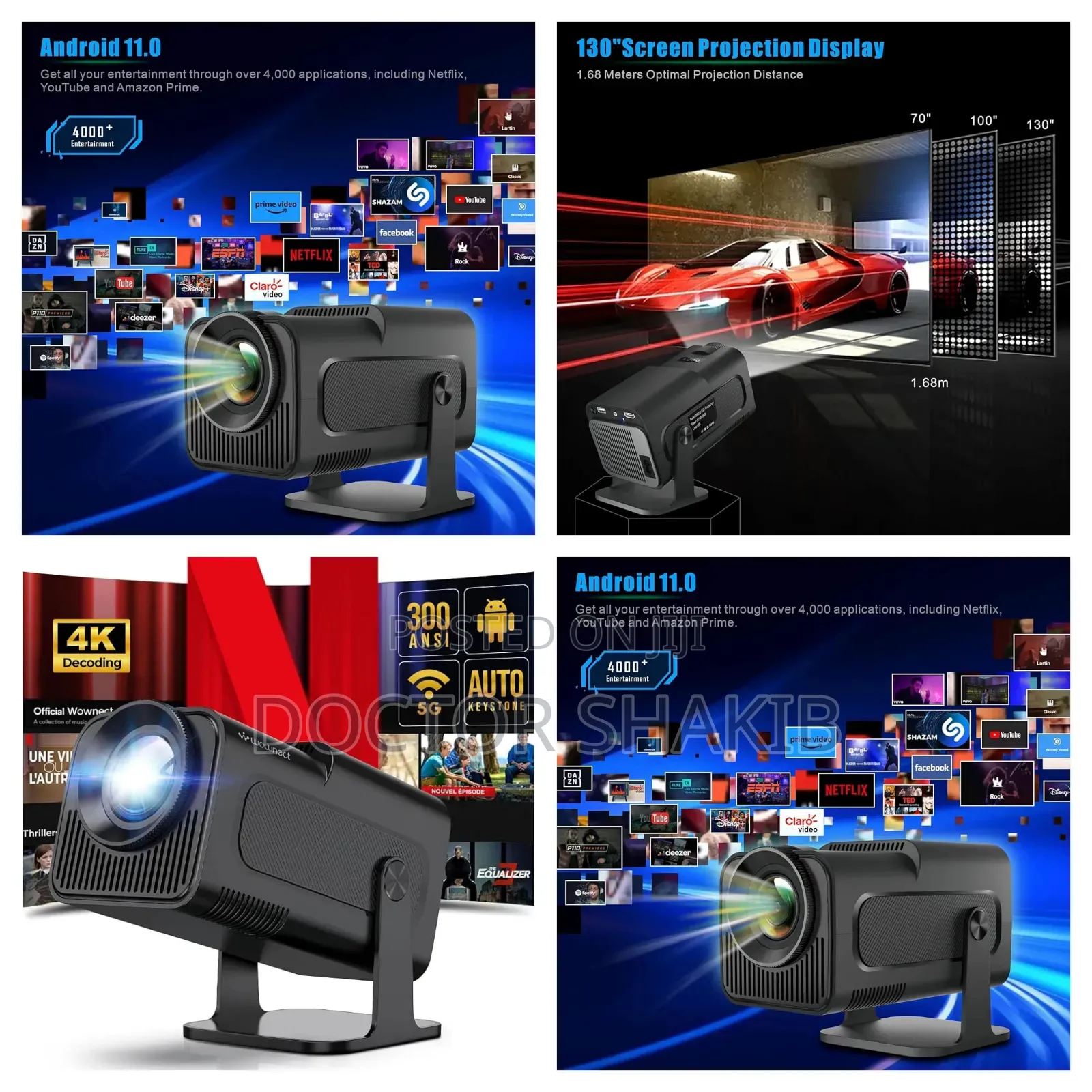 Hy320 Smart Android Projector