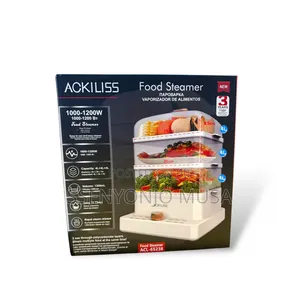 Ackiliss 3-Tier Electric Food Steamer 12l – Rapid Steam Release