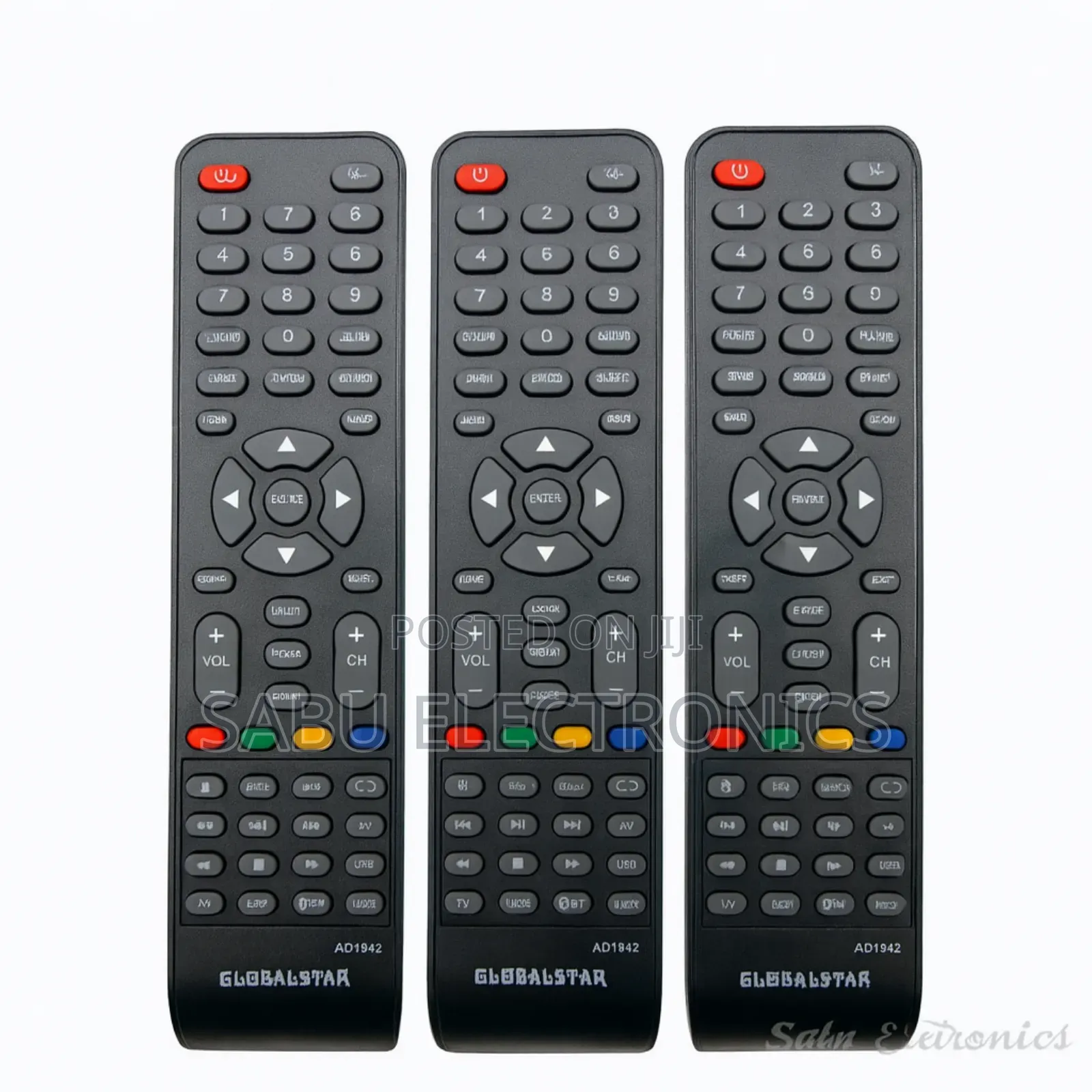 Remote Control Replacement for Globalstar Digital and Smart TVS - Led