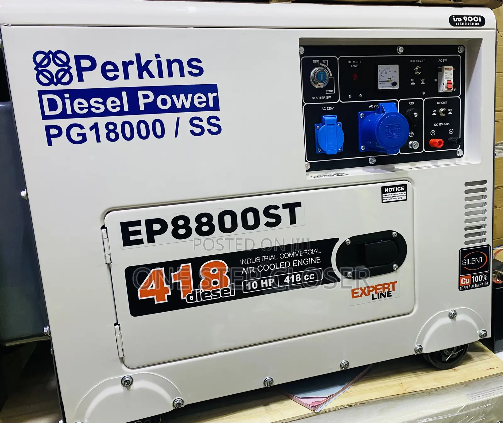 7.5kva Perkins Super Silent Generator