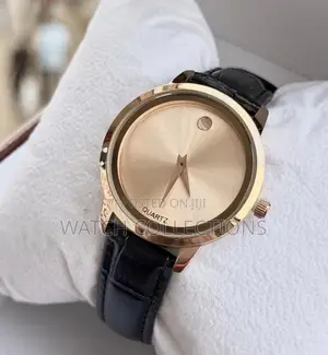 Movado Female Leather Strap Watches