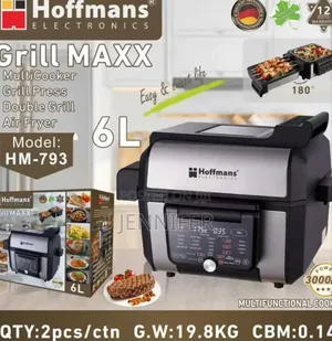 Hoffmans Grill Maxx (Model: Hm-793) Multifunctional Cooker.