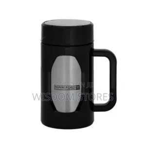 Royalford Travel Mug With Strainer 400ml Highly Durable Stainlesssteel