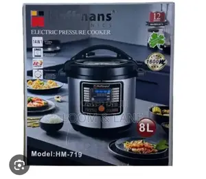 Hoffmans 8l / 8 L Iters Electric Multifunction Pressure Cooker