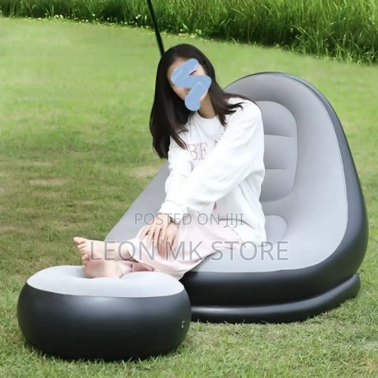 Modern Foldable Flocked Air Sofa