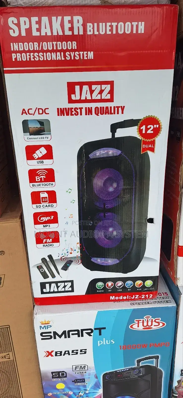 Jazz Rechargeable Speaker Jz 212