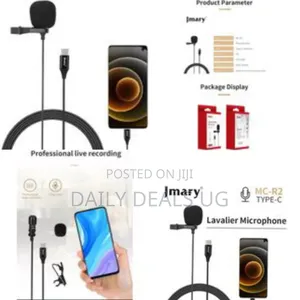 Jmary Lavalier Microphone With Type-C, Enhance Audio for Vlogging