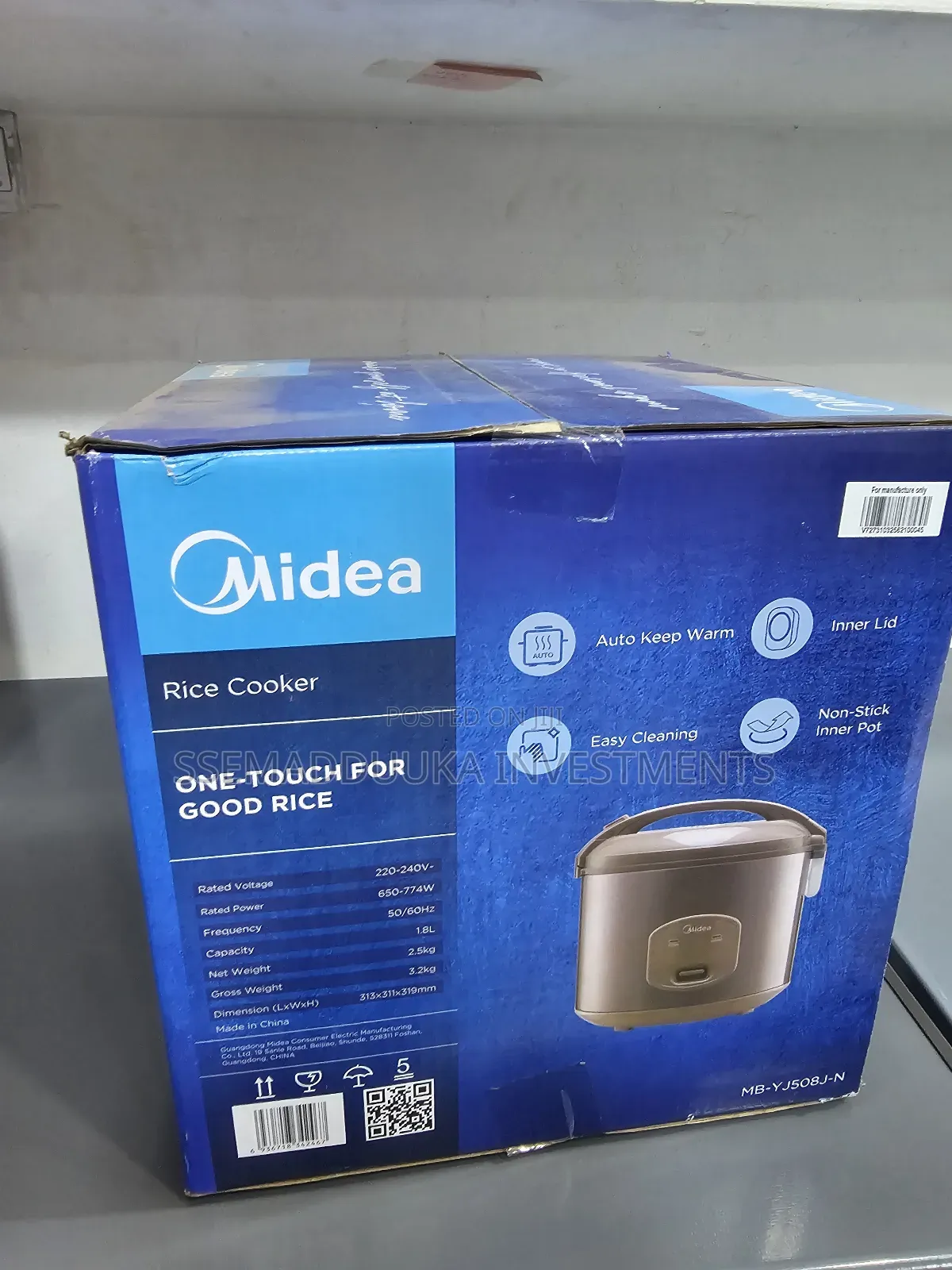 Midea 1.8l Electric Rice Cooker