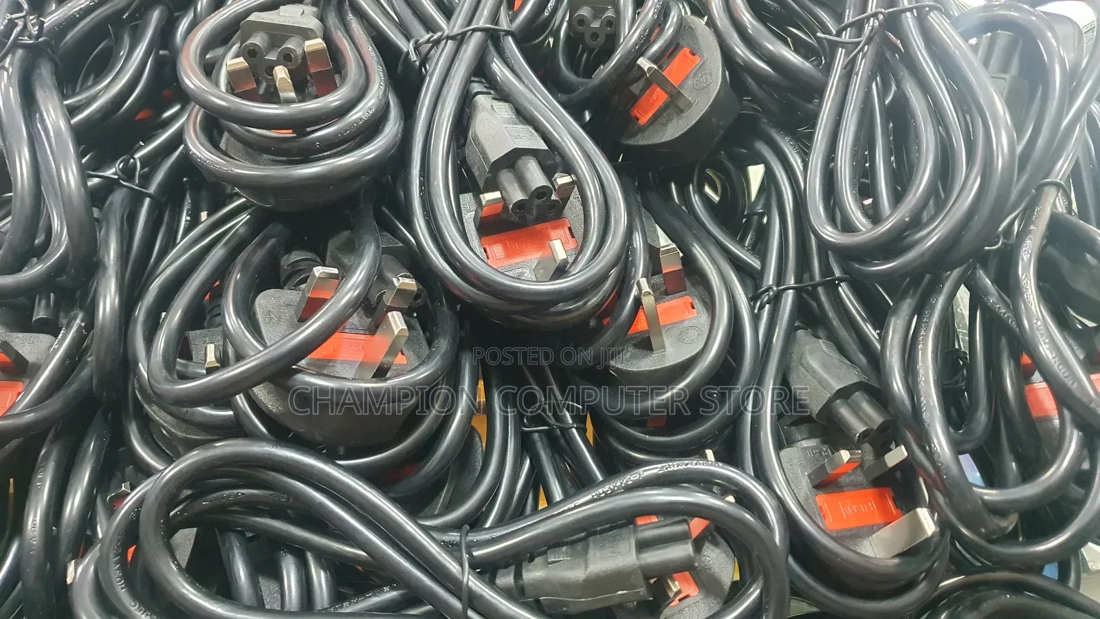 Copper Laptop Power Cable 1.5m 3pin Plug