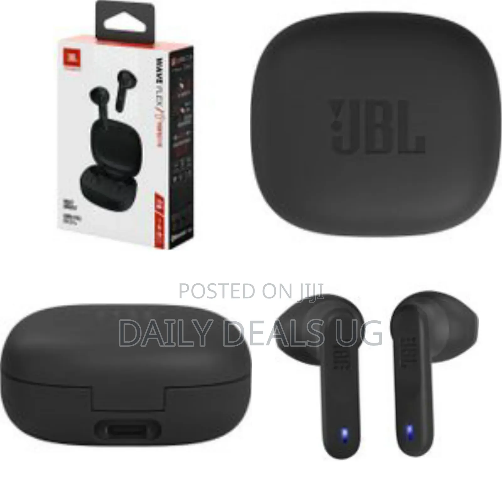 JBL Wave Flex True Wireless Earbuds, Deep Base Sound