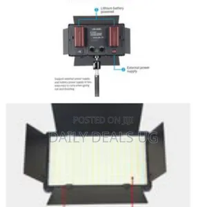 Prestige Pro 600 Led Light Kit, Rechargeable and Plug-Powered Camera