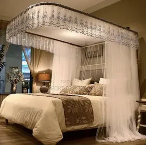 Two Stand Rail Mosquito Net White 5*6, 6*6