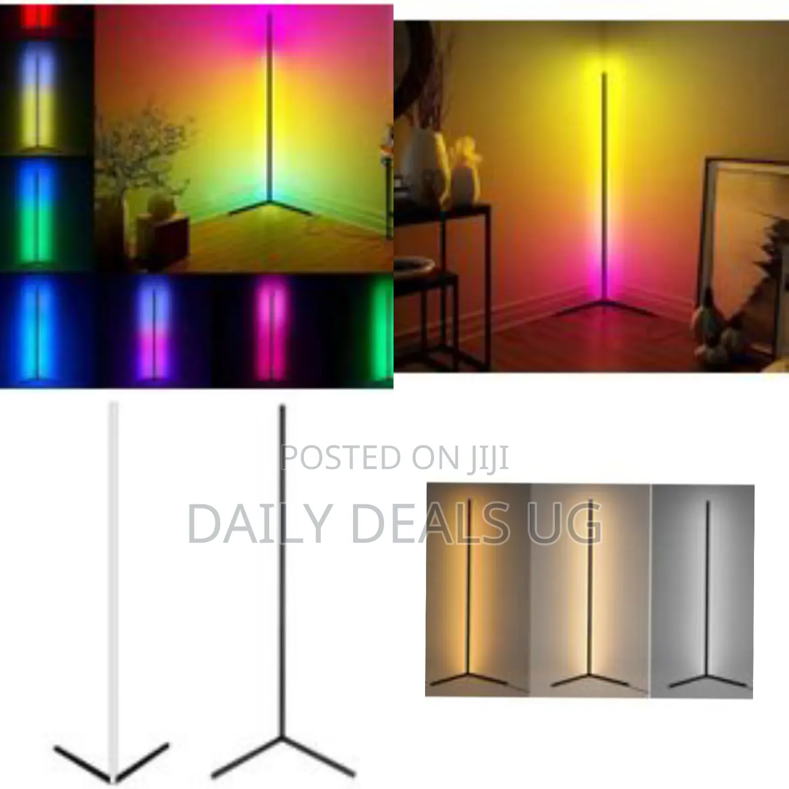 Prestige Corner Floor Lamp, Smart RGB Floor Lamp, Dimmable Led Corner