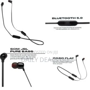JBL Tune 125bt Wireless in-Ear Headphones, Black