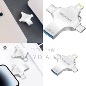 Green Lion 4 in 1 Usb Flash Drive 256gb, Multi Ports, Fast Data