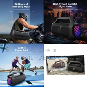 Anker Soundcore Boom 2 Plus Portable Bluetooth Speaker, 140w RMS