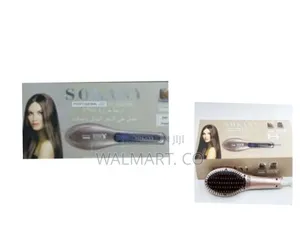 Sokany Professional LCD Vibration Hair Straightener Electric Comb