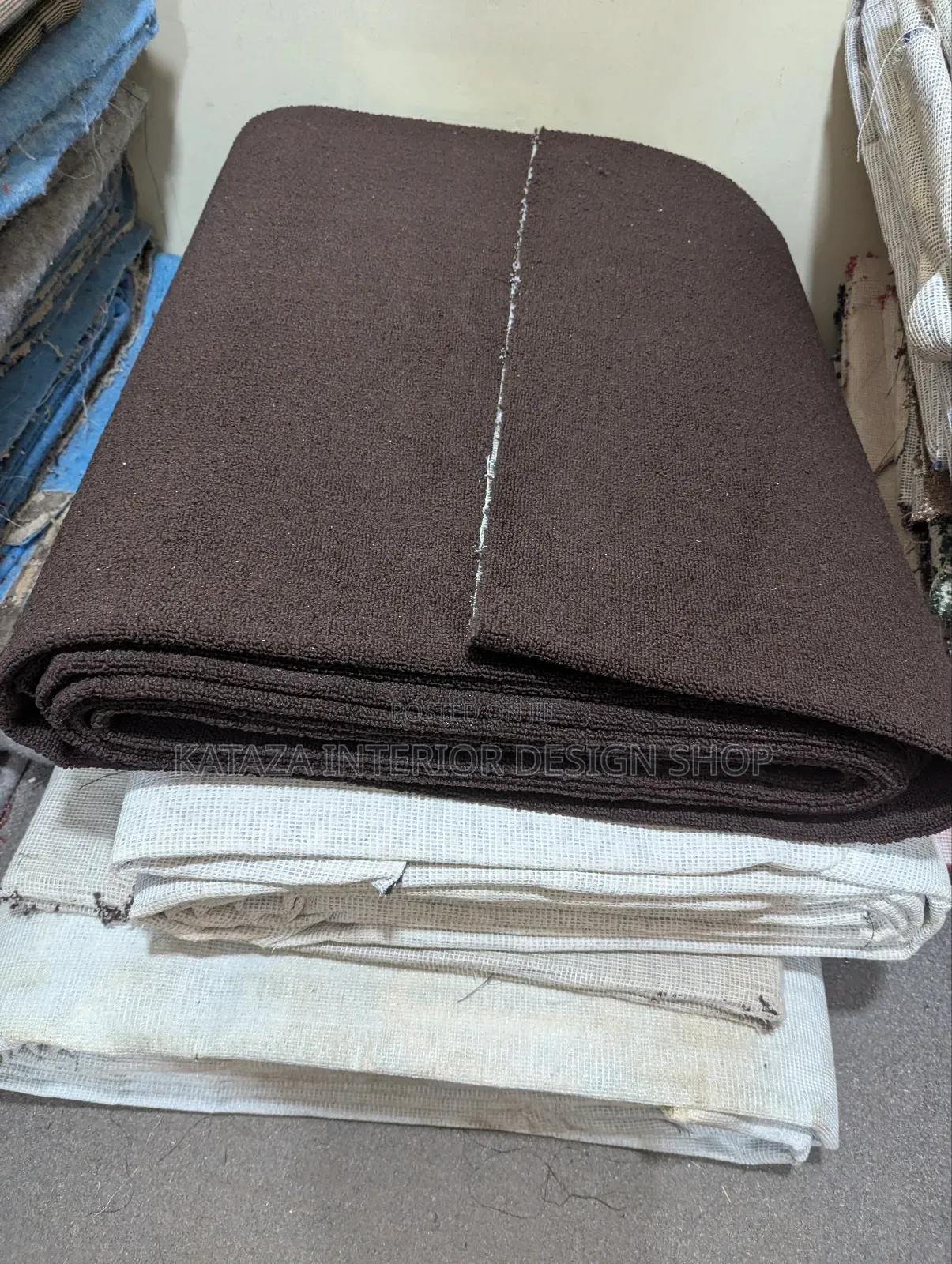 Pure Dark Chocolate Woolen Carpets