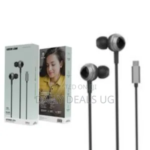Green Lion Stereo X70 Wired Earphone 1.2m Type C - Black