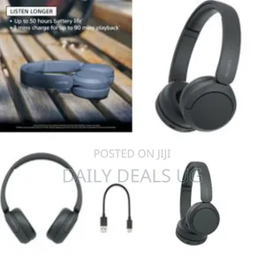 Sony Wireless Headphones, 50 Hours Battery Life, Clearer Hands-Free