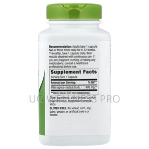 Nature's Way, Vitex Fruit, 400 Mg, 320 Vegan Capsules