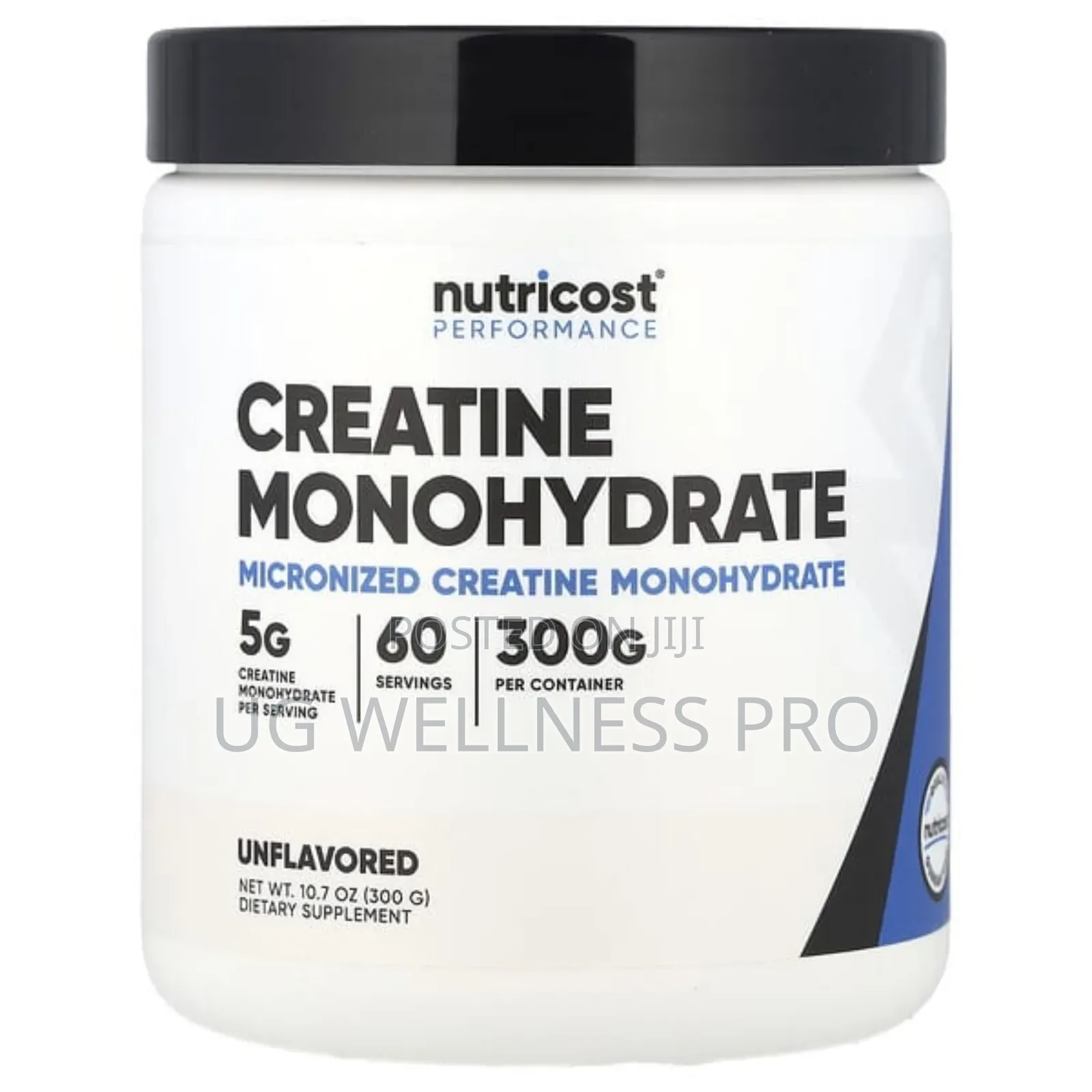 Nutricost, Performance, Creatine Monohydrate, Unflavored, 300g 60servi
