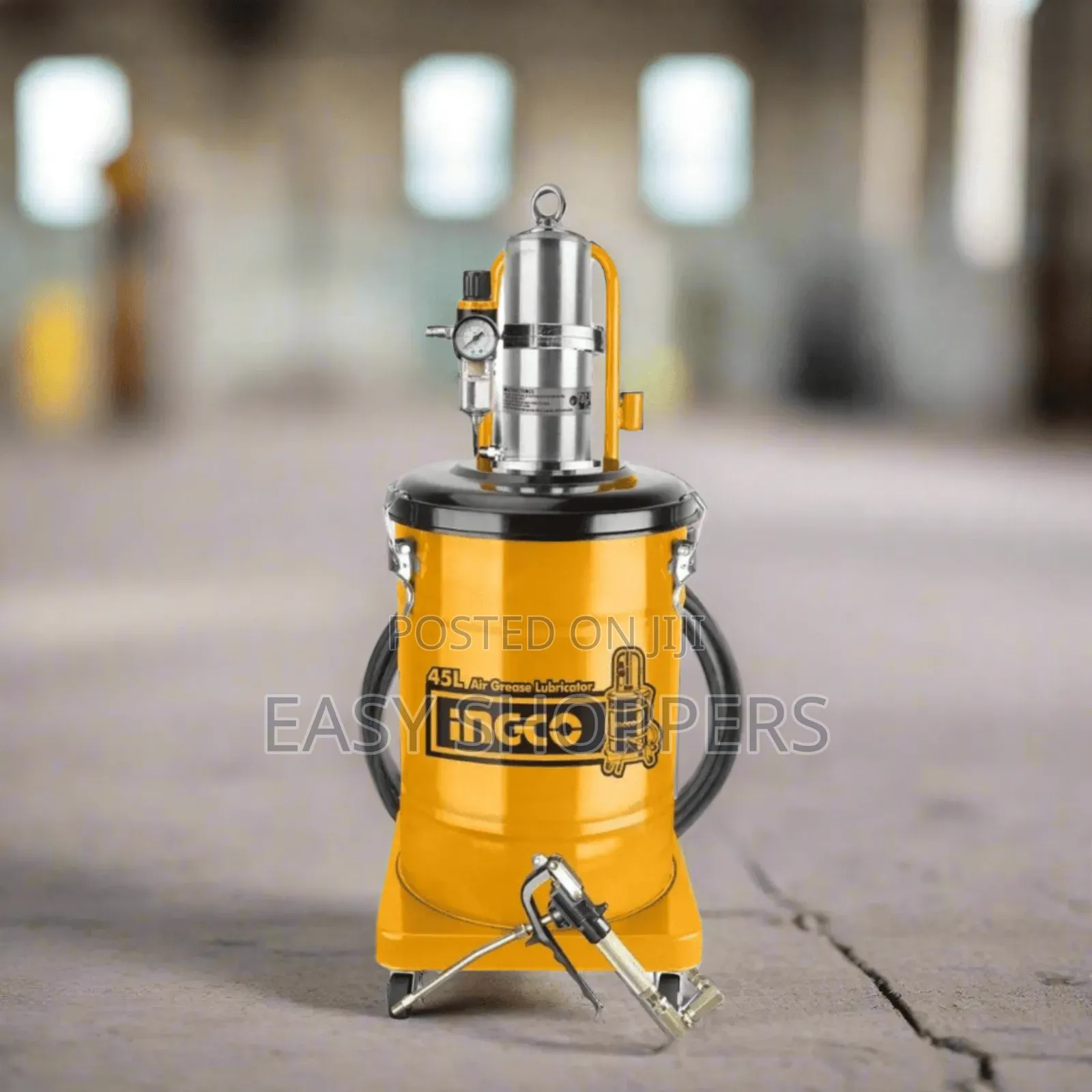 Ingco 45l Air Grease Bucket Automatic Lubricator