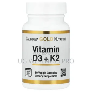 California Gold Nutrition, Vitamin D3 + , 60 Veggie Capsules