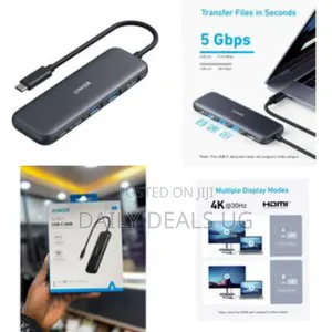 Anker 332 Usb-C Hub (5-in-1) With Hdmi Display, 5gbps - And 2 5gbps