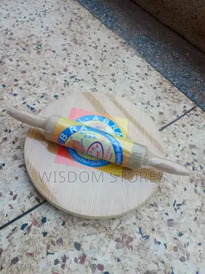 Wooden Chapati Rolling Board and Rolling Pin Set
