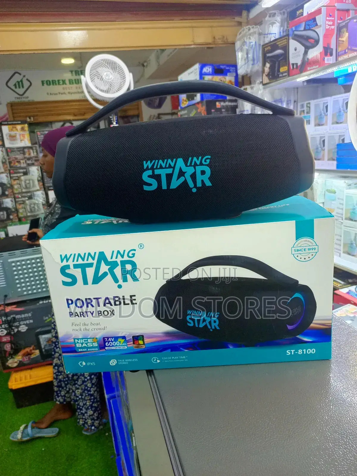 Portable Party Box Bluetooth Speaker.