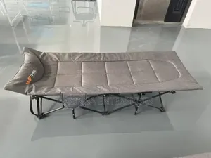 Portable Folding Camping Bed Cot With a Padded Mattress.