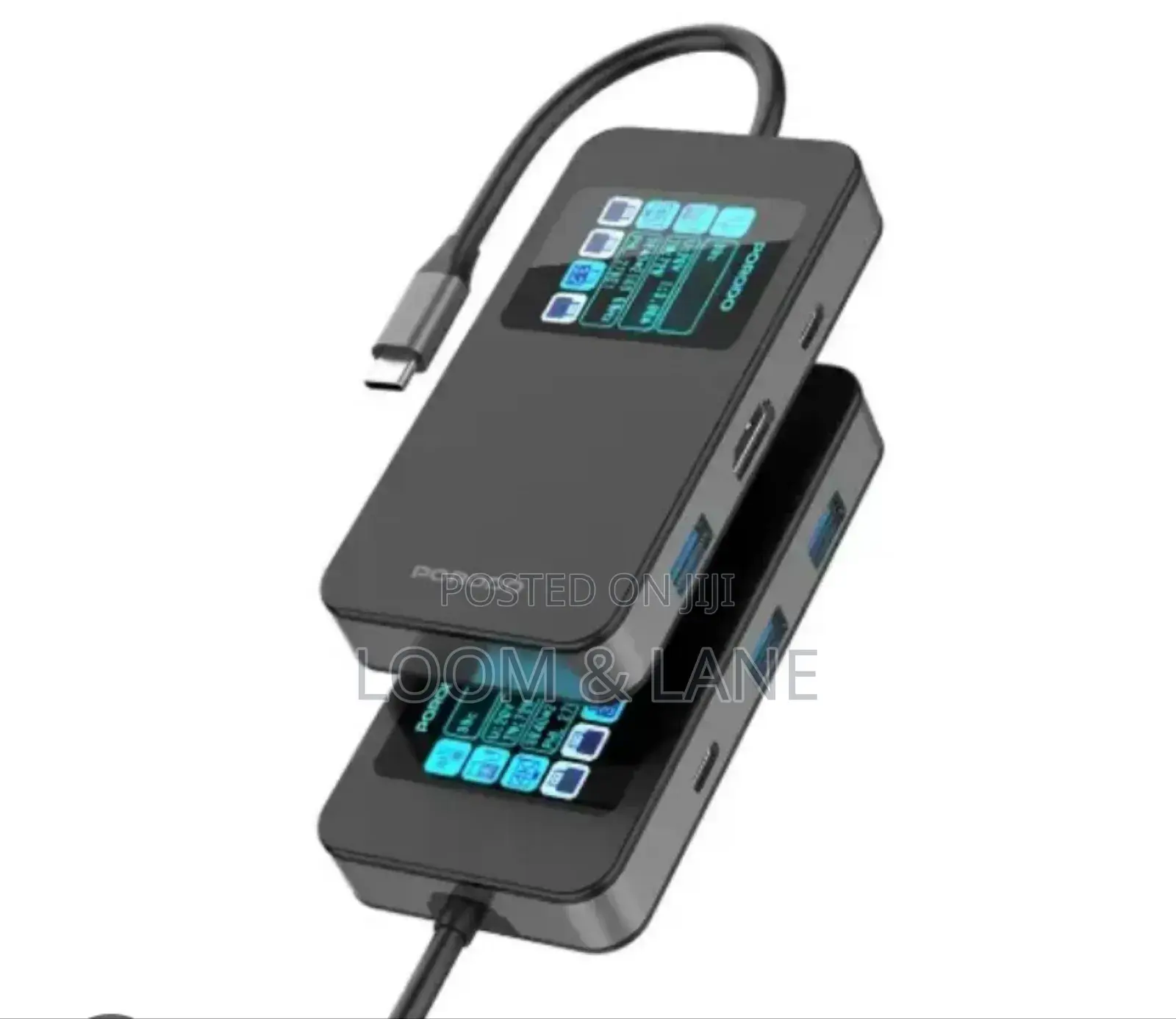 Porodo 6-in-1 Multi-Port Usb-C Hub
